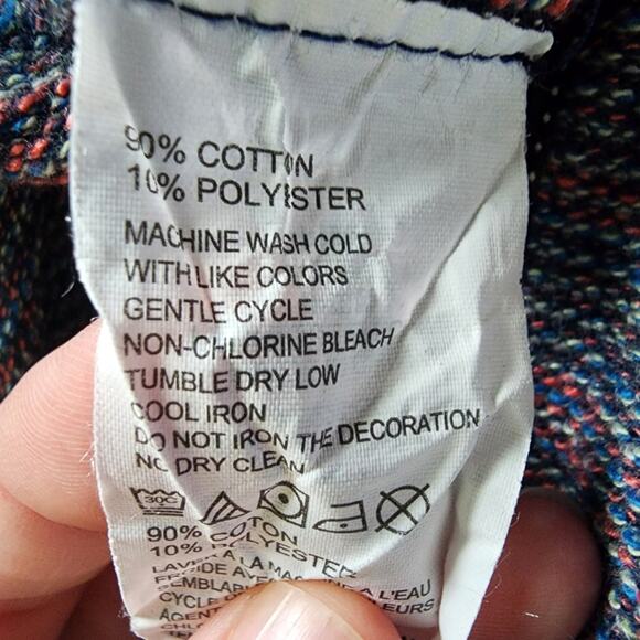 Tommy Bahama Reversible Quarter-Zip Navy Mock Neck Sweater | Men's LT - Picture 11 of 13